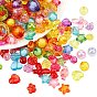 Transparent Acrylic Beads, Mixed Shapes