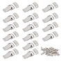Iron Bag Lock Clasps, with 201 Stainless Steel Screws, for DIY Handbag Craft Shoulder Bags Hardware Accessories