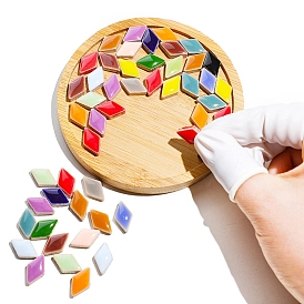 Porcelain Cabochons, Mosaic Tiles, for DIY Mosaic Art Crafts, Picture Frames and More
