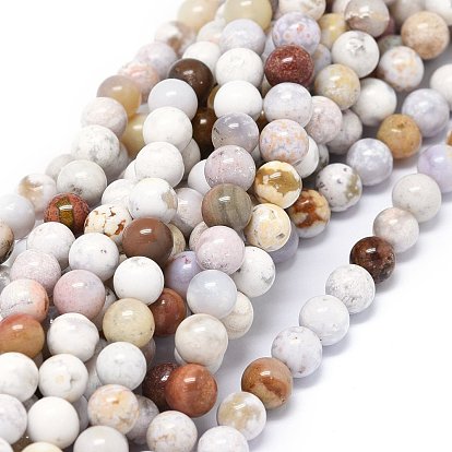 Natural Ocean Jasper Beads Strands, Round