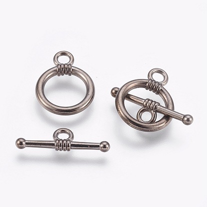 CCB Plastic Toggle Clasps, Ring