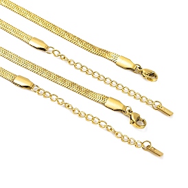 Ионное покрытие (ip) 304 ожерелья в виде змеиной цепи из нержавеющей стали для женщин