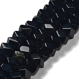 Obsidienne naturelle perles brins, nuggets, facette