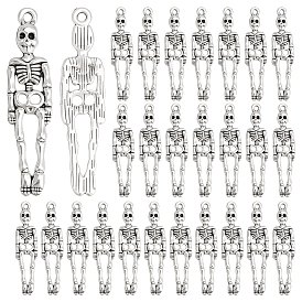 70 шт. Подвески из сплава в тибетском стиле, скелет