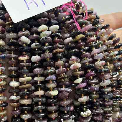 Натуральный турмалин бисер нитей, самородки с отдельными бусинами