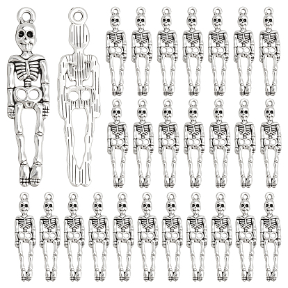 70 шт. Подвески из сплава в тибетском стиле, скелет
