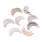 Natural Druzy Agate Cabochons, Moon