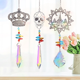 Crystal Glass Sun Catcher Pendant, Rainbow Maker, DIY Garden & Home Decoration