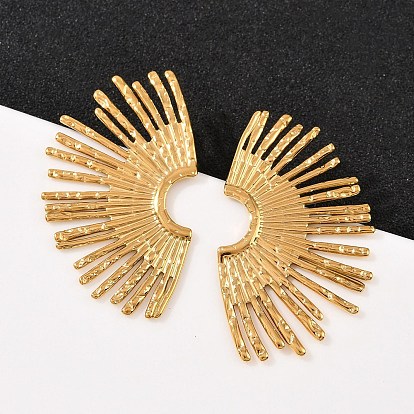 304 серьги из нержавеющей стали, ионное покрытие (ip), слева и справа