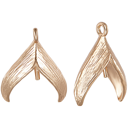 16шт. латунные штифты-скобы-шпильки-подвески, подставки под чашки для наполовину просверленных бусин, цветок