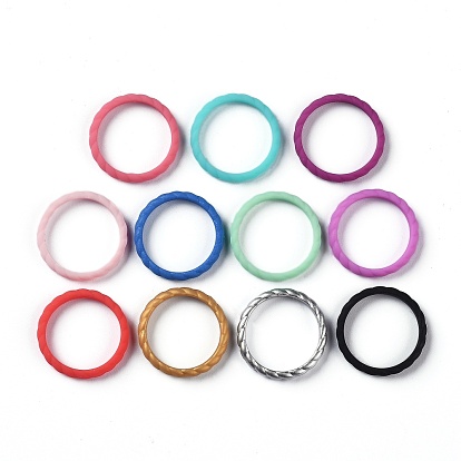 Silicone Finger Rings, Twist