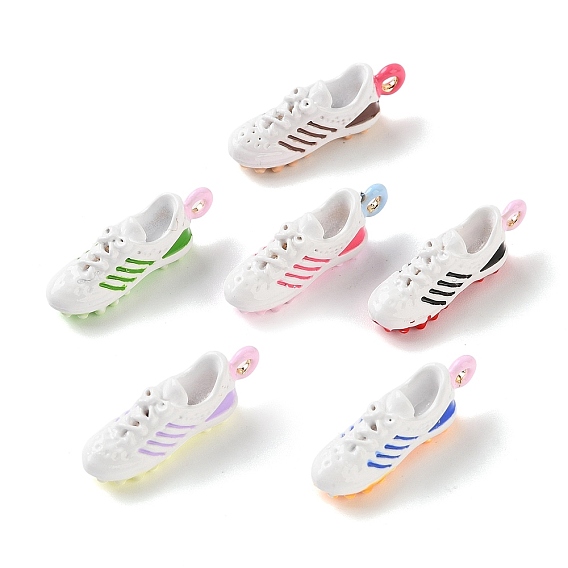 Alloy Enamel Pendants, Sneaker Charms