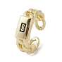 Brass Adjustable Rings, Rectangle