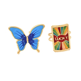 304 открытые манжеты из эмалированной нержавеющей стали, золотые