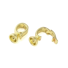 Brass Lobster Claw Clasps, with Pinch Bails