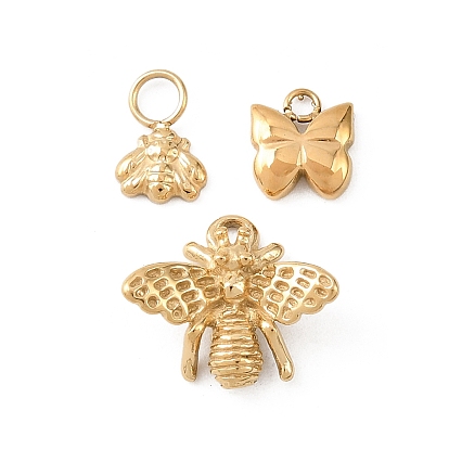 304 прелести нержавеющей стали, ионное покрытие (ip), реальный 18 k позолоченный