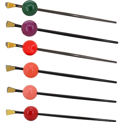 Палочки для волос из акрила и смолы, аксессуары для волос для женщин и девочек