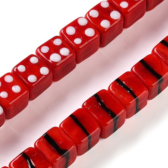 Бусины лэмпворк , кубические