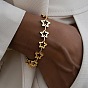 304 женские браслеты-цепочки со звездами из нержавеющей стали