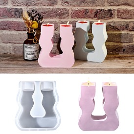 U-образные силиконовые формы, формы для подсвечников, формы для литья гипсовой смолы