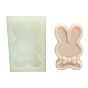 3D Rabbit DIY Food Grade Silicone Candle Molds, Aromatherapy Candle Moulds, Scented Candle Making Molds