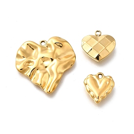 304 подвески из нержавеющей стали, шарма сердца, ионное покрытие (ip)