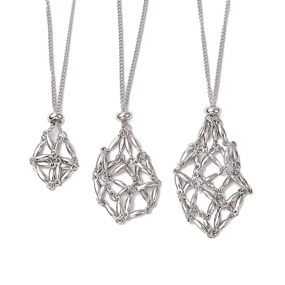 304 изготовление ожерелий из цепочек-макраме из нержавеющей стали