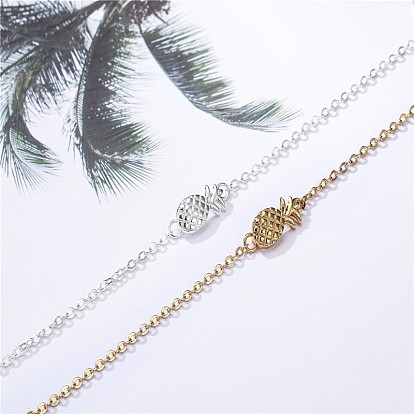 Браслеты на ногу из сплава в форме ананаса для женщин