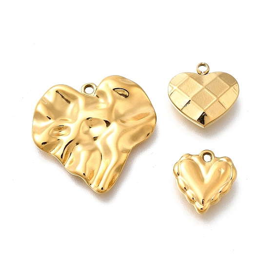 304 подвески из нержавеющей стали, шарма сердца, ионное покрытие (ip)