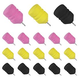 18 pièces 3 pointes de flèches en éponge de couleurs, accessoires pour arc et flèches