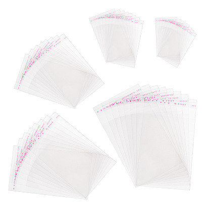OPP Cellophane Bags, Jewelry Storage Bags, Self-Adhesive Sealing Bags, Rectangle