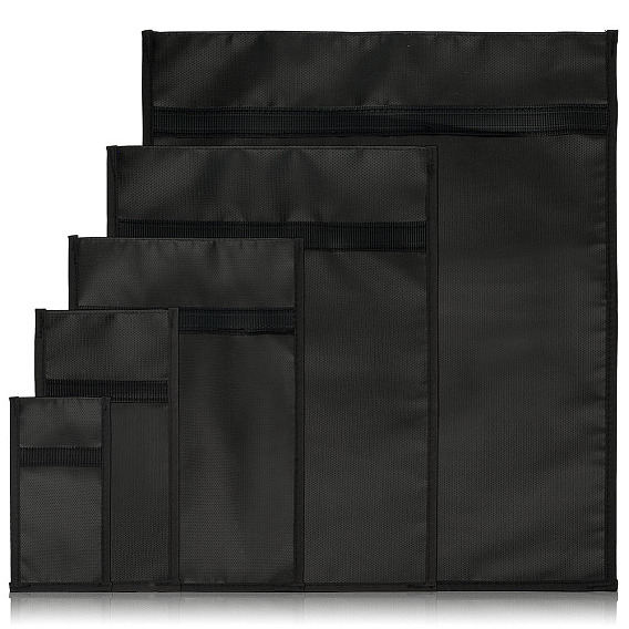 5шт. огнеупорные тканевые сигнальные экранирующие мешки, мешки Фарадея для ноутбуков и телефонов, прямоугольные