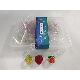 30Pcs 3 Style Handmade Lampwork Beads