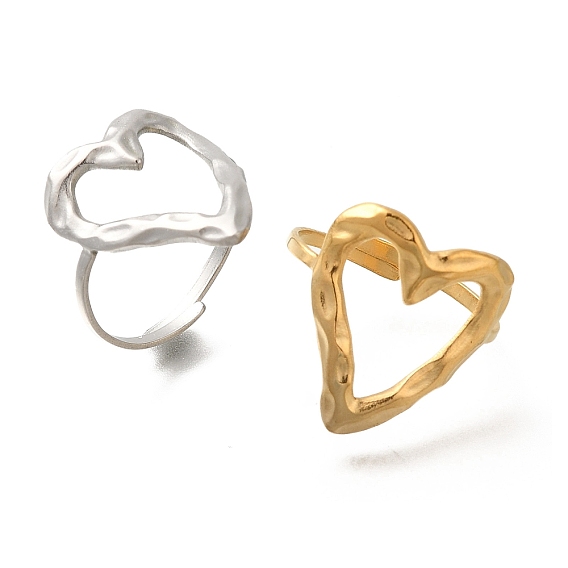 304 кольца из нержавеющей стали для женщин, сердце