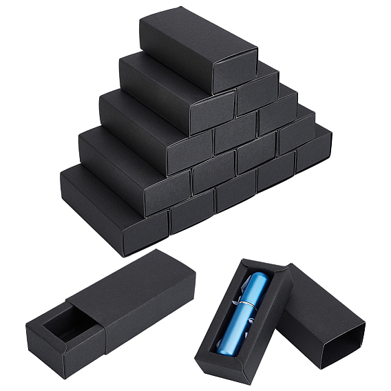 Складные бумажные подарочные упаковочные коробки-ящики, прямоугольные