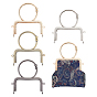 4шт 4 цвета железная рамка для ручки кошелька, Для пошива сумки, Кольцевая форма
