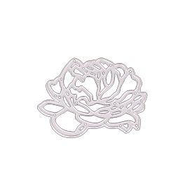 Carbon Steel Cutting Dies Stencils, for DIY Scrapbooking/Photo Album, Decorative Embossing DIY Paper Card, Lotus