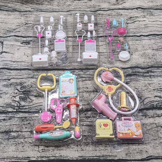 Мини-пластиковая модель инструмента для ухода за стетоскопом, Миниатюрные аксессуары для украшения кукольного домика