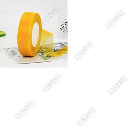 1 Rolle Polyester-Organzaband, für Weihnachtsdekoration