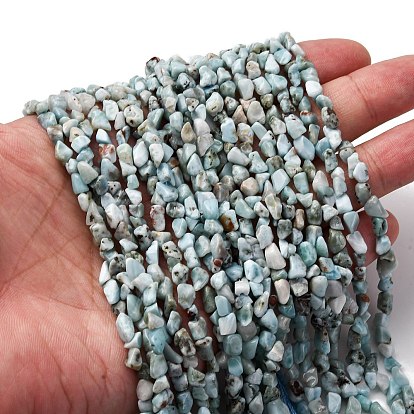 Природные ларимар бисер нитей, самородки