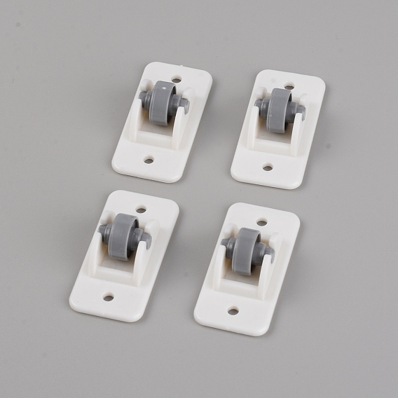Self Adhesive Universal Caster Wheels, Mini Swivel Wheels, for Bins Bottom Storage Box Furniture Trash Can