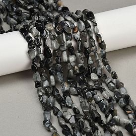 Натуральный орлиный глаз бусы, самородки, упавший камень