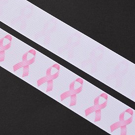 Polyester Ribbon, Garment Accessories, Breast Cancer Awareness