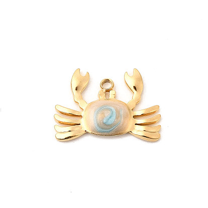 304 нержавеющей стальной эмали подвески, крабовые прелести, ионное покрытие (ip)