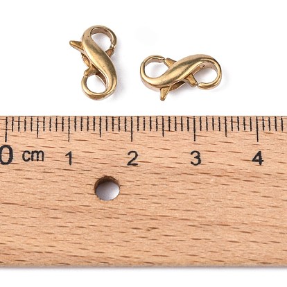 China Factory Brass Double Opening Lobster Claw Clasps, for