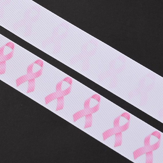 Polyester Ribbon, Garment Accessories, Breast Cancer Awareness