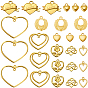 72 шт 9 стили подвески из сплава, сердце прелести