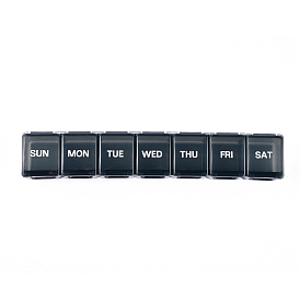 Polypropylene(PP) Extra Large Weekly Pill Organizer, 7 Day Pill Cases, for Vitamin Fish Oil Supplements