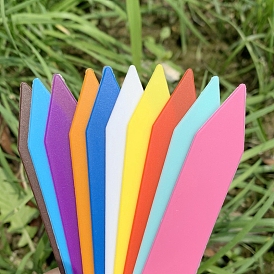 Etiquetas de plantas de plástico, para semillas macetas hierbas flores vegetales