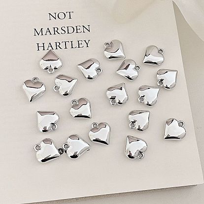 УФ-покрытие акриловыми подвесками, сердце прелести